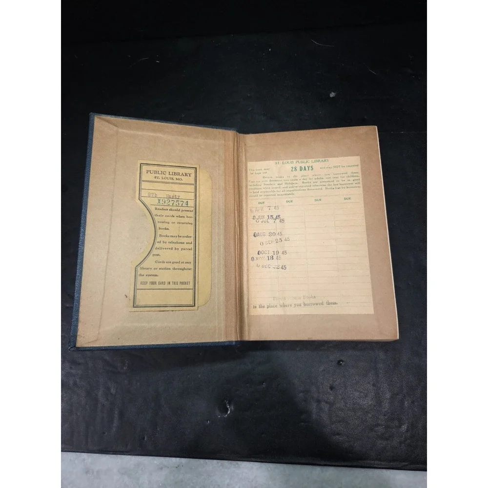 Done with Mirrors by Jack Hasty‎ , Ex-Library Hardcover, 1943 Classic Literature